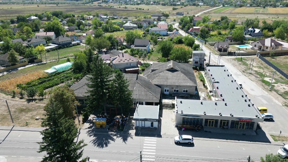 Clădire veche vedere aeriană 1